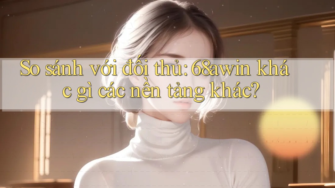 So sánh với đối thủ: 68awin khác gì các nền tảng khác? So sánh với đối thủ: 68awin khác gì các nền tảng khác?