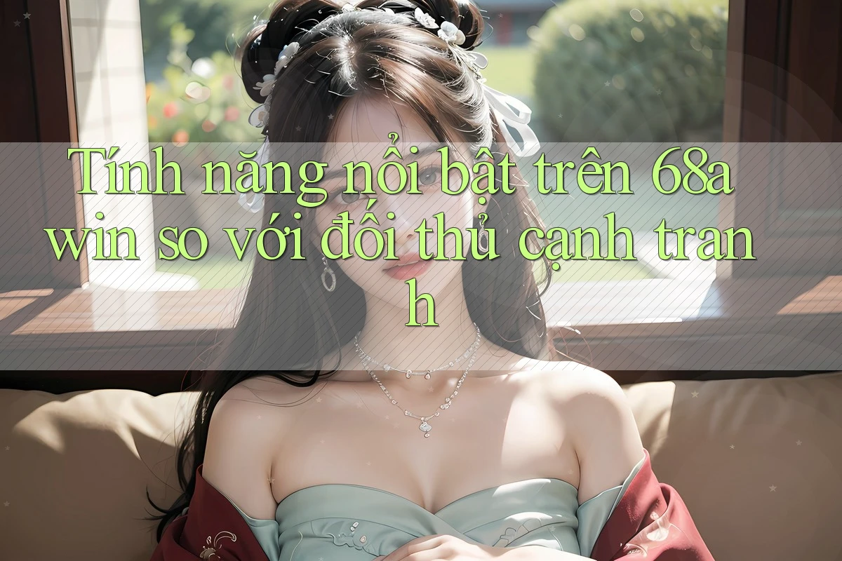 Tính năng nổi bật trên 68awin so với đối thủ cạnh tranh