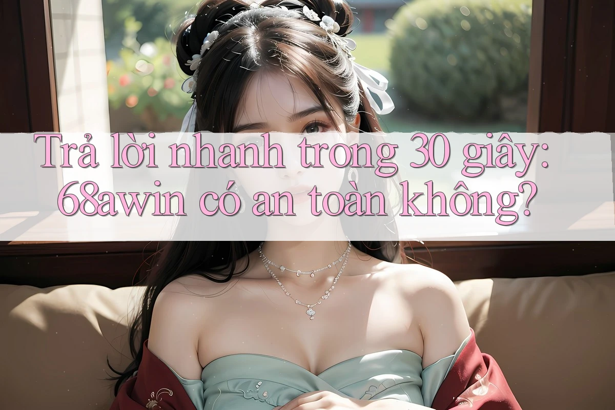 Trả lời nhanh trong 30 giây: 68awin có an toàn không? Trả lời nhanh trong 30 giây: 68awin có an toàn không?