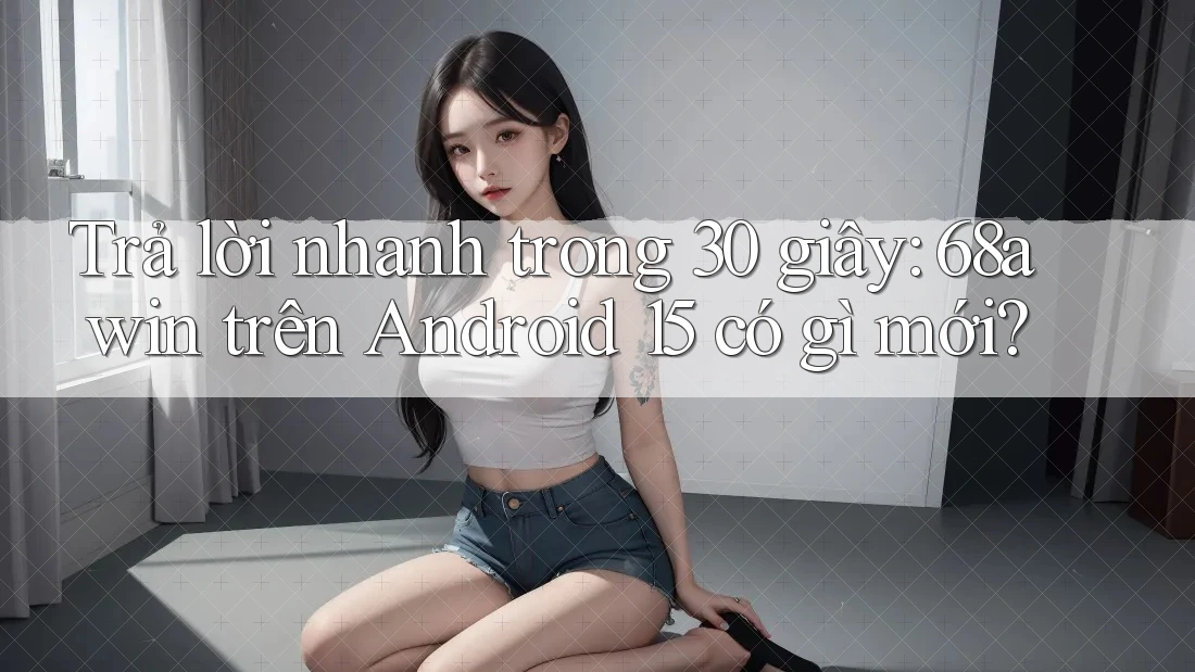Trả lời nhanh trong 30 giây: 68awin trên Android 15 có gì mới? Trả lời nhanh trong 30 giây: 68awin trên Android 15 có gì mới?